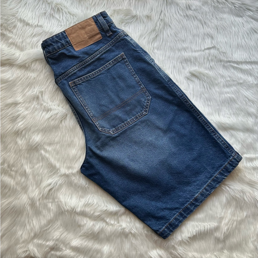 Cotton On Men's Dark Blue Straight Jeans